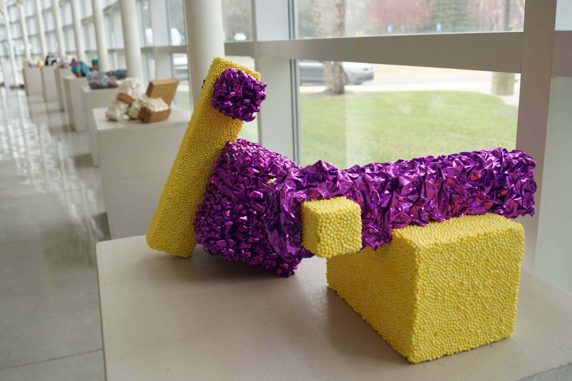 3D Design student Work on display in the Calder Arts Center